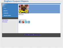 Tablet Screenshot of dogface-clippers-ny.com